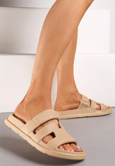 Foam Pool Flip-Flops -Dk.Beige