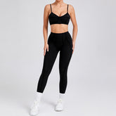 Sculpt Seamless Activewear Set –Black