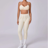 Sculpt Seamless Activewear Set –Beige