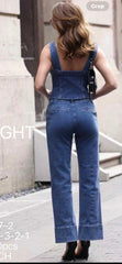 Sculpted Denim Set