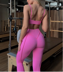 Sculpt Seamless Activewear Set –Pink
