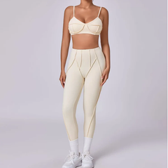 Sculpt Seamless Activewear Set –Beige